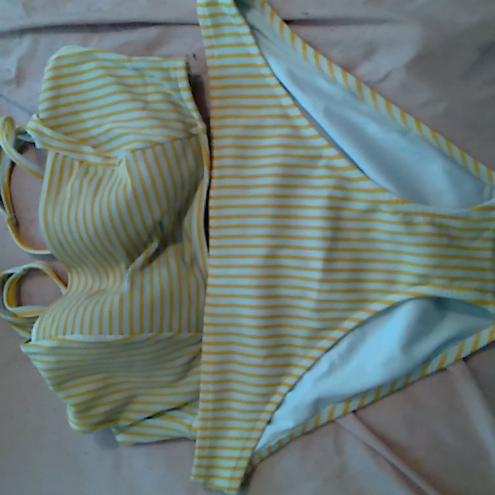 Yellow bikini